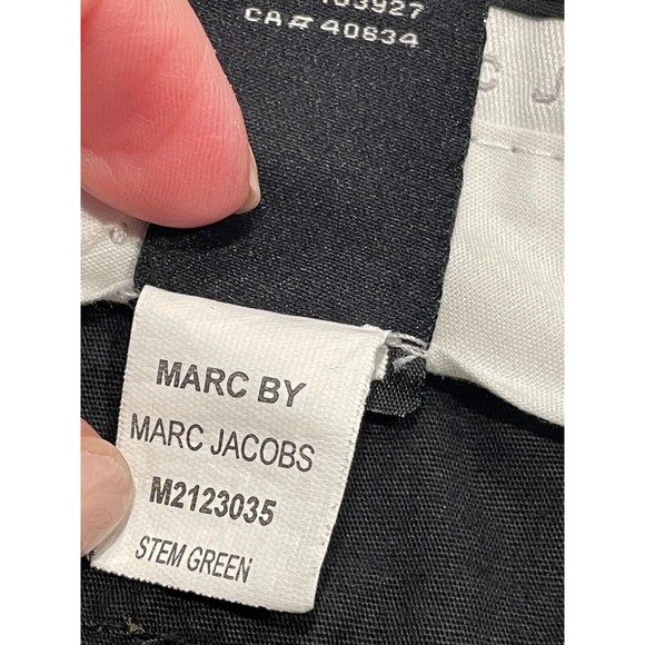 Marc by Marc Jacobs Mens Shorts Size 28 Olive Green Twill Flat Front 8" Inseam - Picture 6 of 12